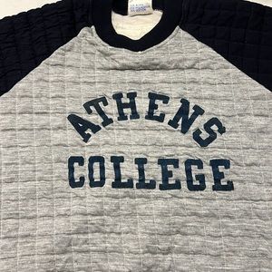 Vintage Athens College Quilted